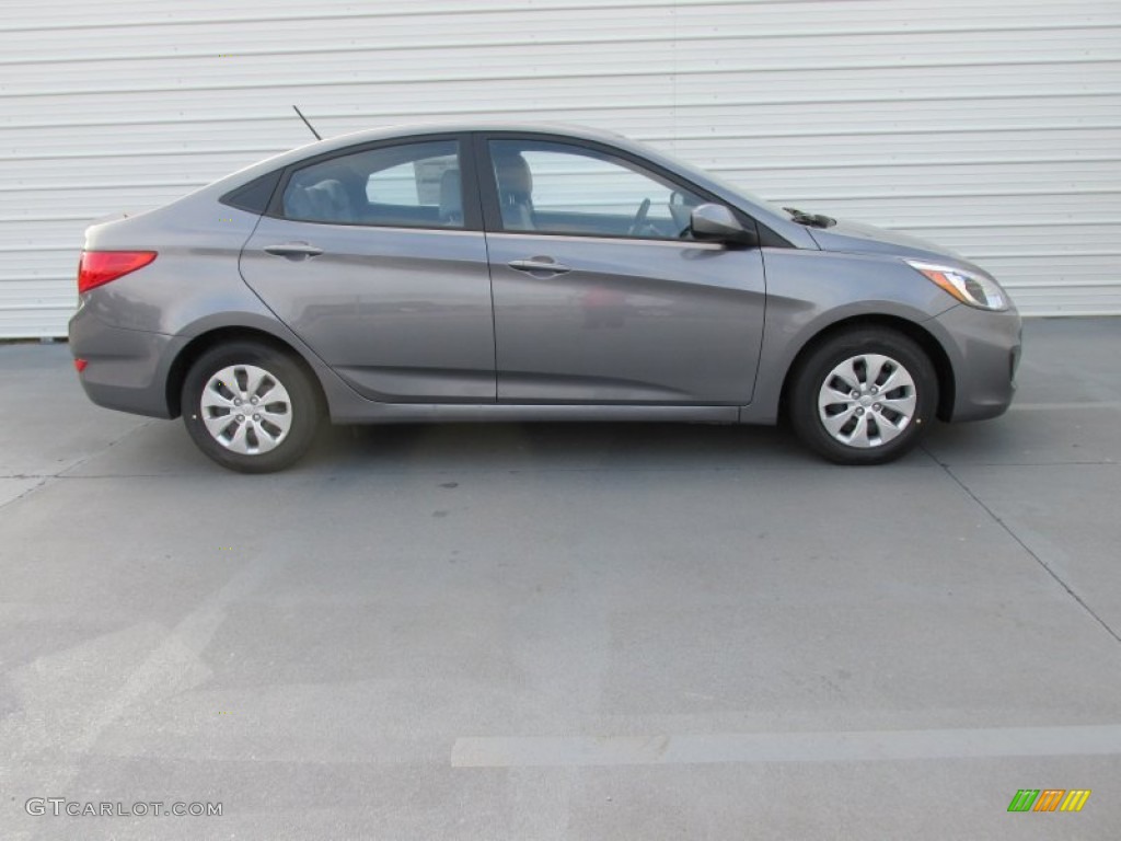 Triathlon Gray 2016 Hyundai Accent SE Sedan Exterior Photo #107158340