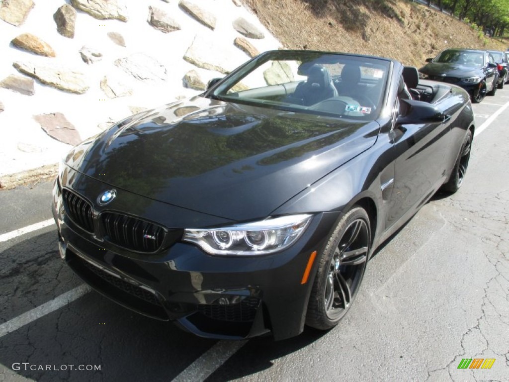 Black Sapphire Metallic 2016 BMW M4 Convertible Exterior Photo #107159219