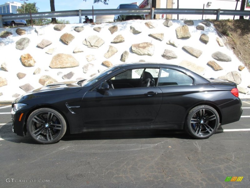 Black Sapphire Metallic 2016 BMW M4 Convertible Exterior Photo #107159260