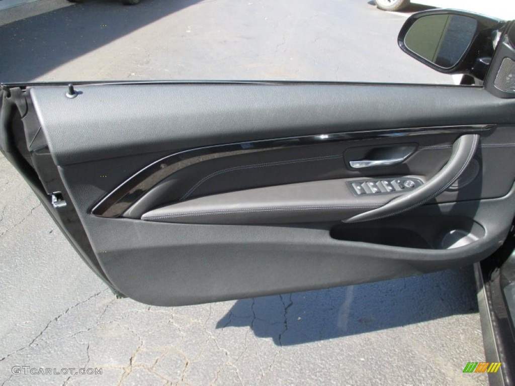 2016 BMW M4 Convertible Black Door Panel Photo #107159282