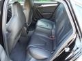2016 Audi S4 Black Interior Rear Seat Photo