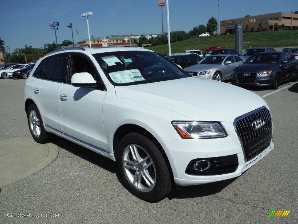 2016 Q5 2.0 TFSI Premium quattro - Glacier White Metallic / Chestnut Brown photo #8