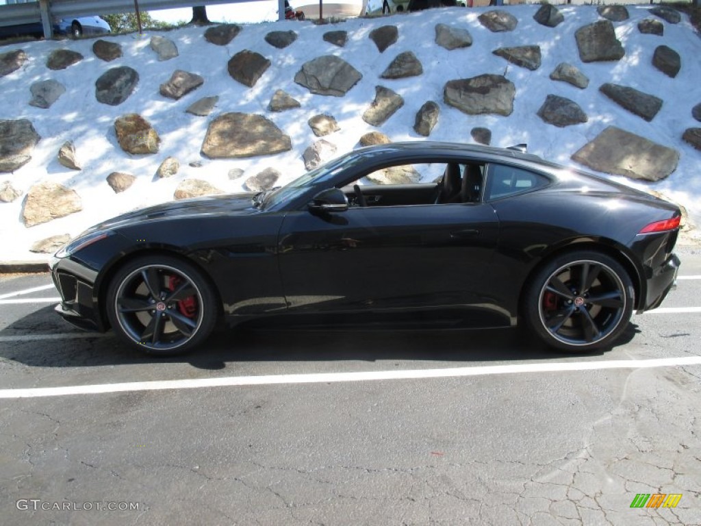 Ultimate Black Metallic 2016 Jaguar F-TYPE R Coupe Exterior Photo #107160653