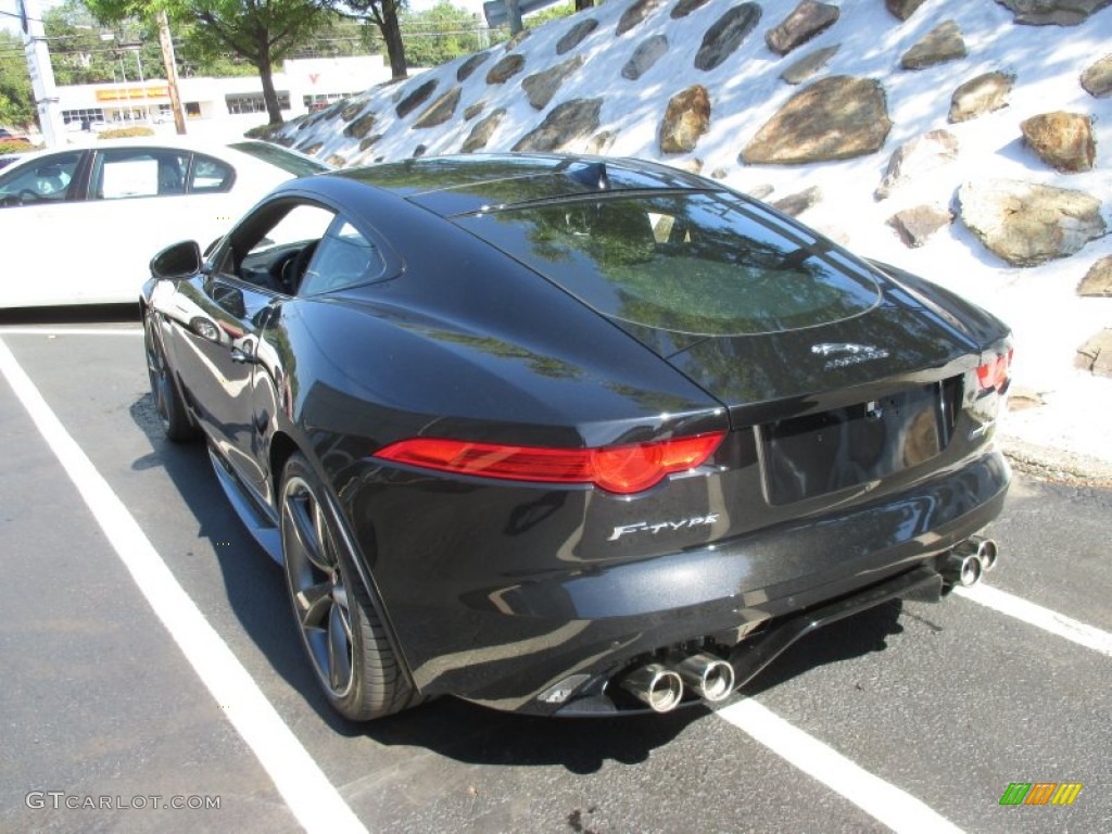 Ultimate Black Metallic 2016 Jaguar F-TYPE R Coupe Exterior Photo #107160743