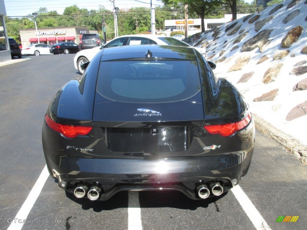 Ultimate Black Metallic 2016 Jaguar F-TYPE R Coupe Exterior Photo #107160770