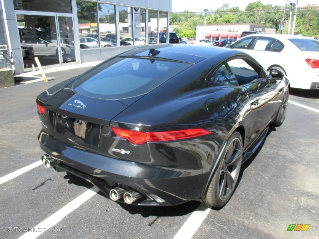 Ultimate Black Metallic 2016 Jaguar F-TYPE R Coupe Exterior Photo #107160788
