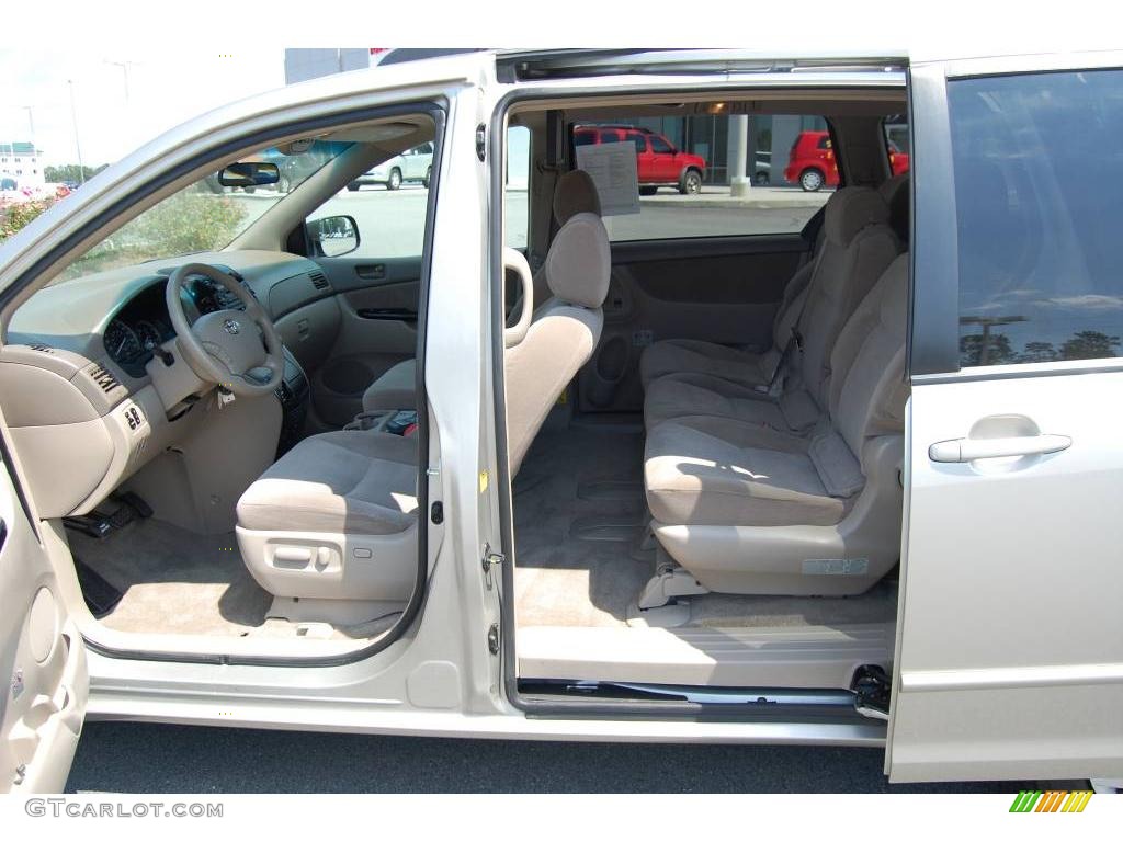2005 Sienna LE - Silver Shadow Pearl / Taupe photo #7