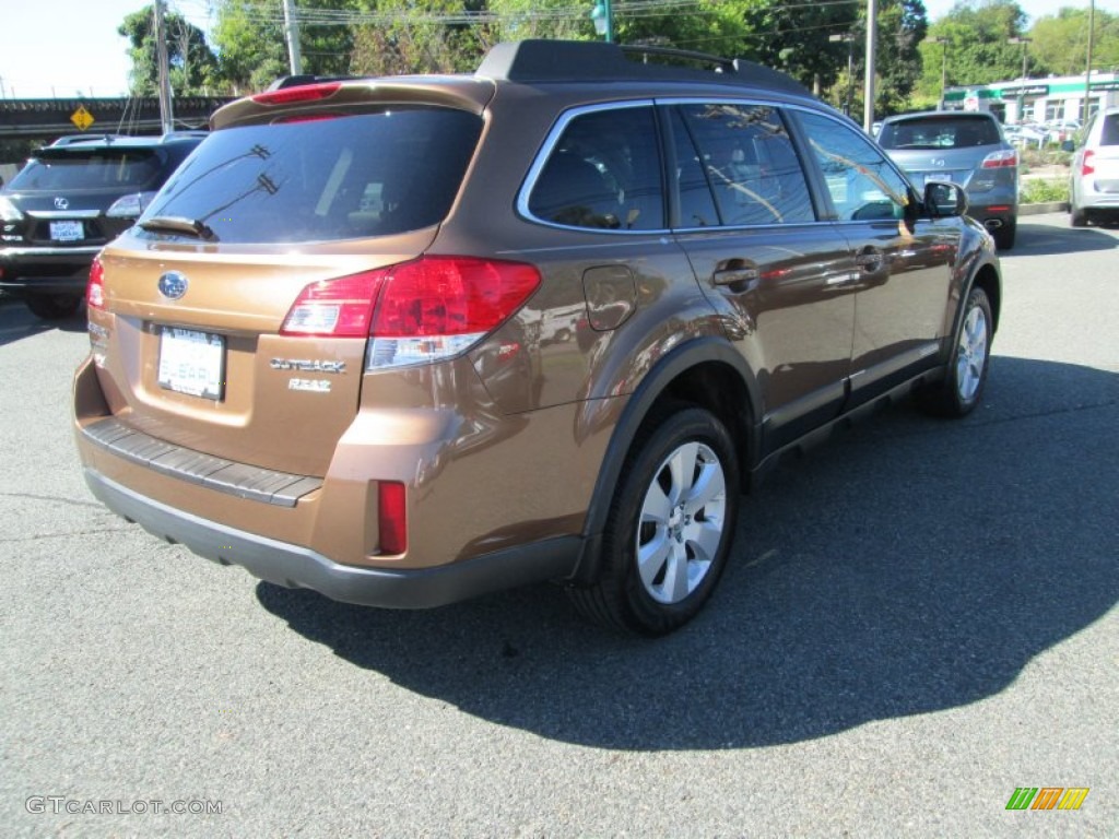 2012 Outback 2.5i Premium - Caramel Bronze Pearl / Warm Ivory photo #6