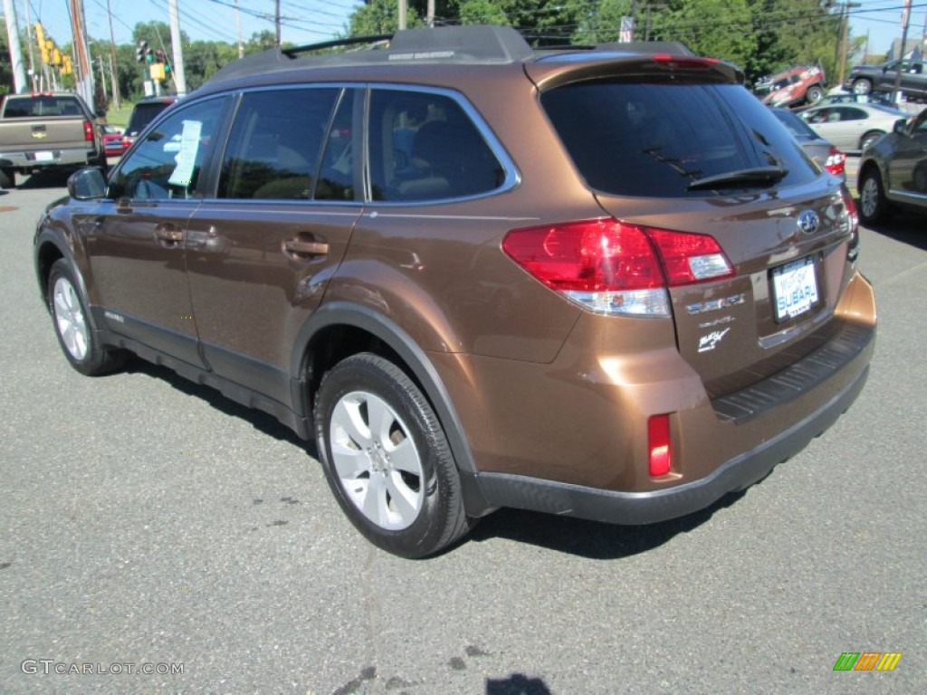 2012 Outback 2.5i Premium - Caramel Bronze Pearl / Warm Ivory photo #8