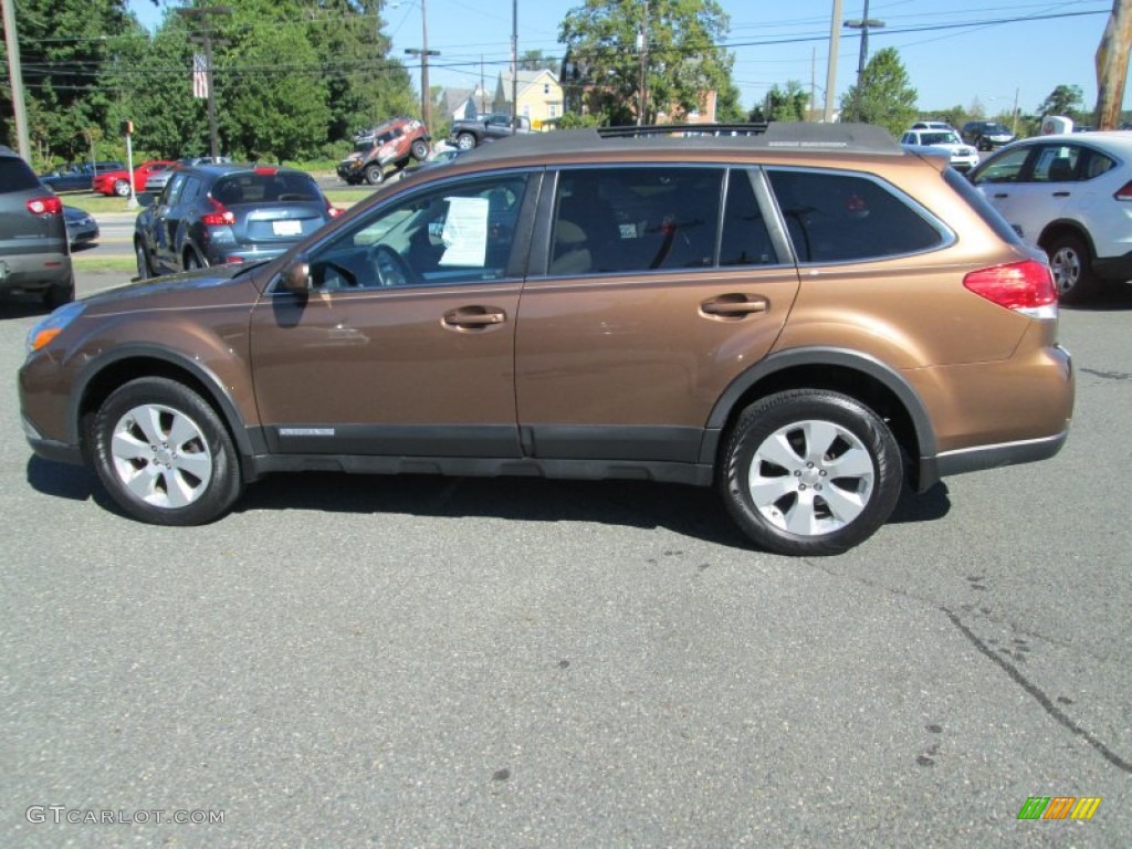 2012 Outback 2.5i Premium - Caramel Bronze Pearl / Warm Ivory photo #9