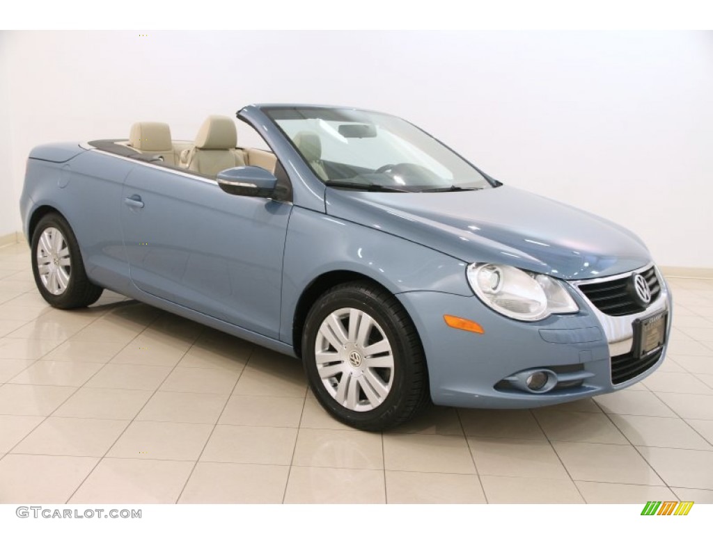 2009 Eos Komfort - Eismeer Blue Metallic / Cornsilk Beige photo #1