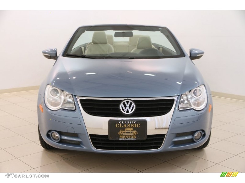 2009 Eos Komfort - Eismeer Blue Metallic / Cornsilk Beige photo #2