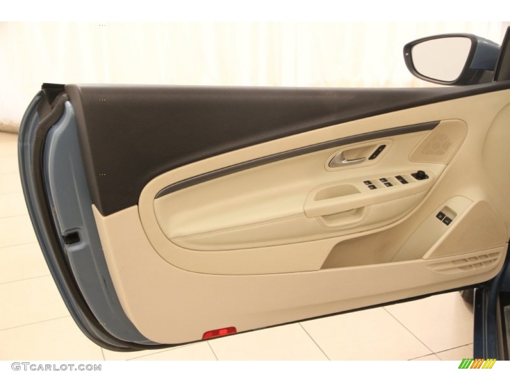 2009 Eos Komfort - Eismeer Blue Metallic / Cornsilk Beige photo #4
