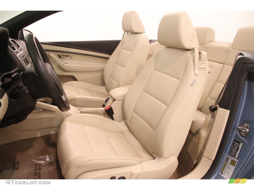 2009 Eos Komfort - Eismeer Blue Metallic / Cornsilk Beige photo #5