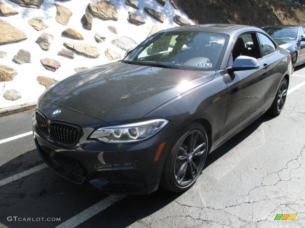 2016 M235i xDrive Coupe - Black Sapphire Metallic / Black photo #9