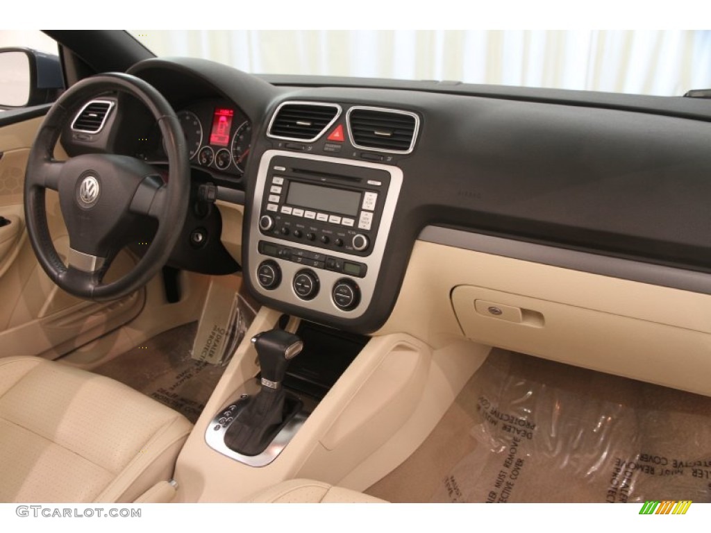 2009 Eos Komfort - Eismeer Blue Metallic / Cornsilk Beige photo #13