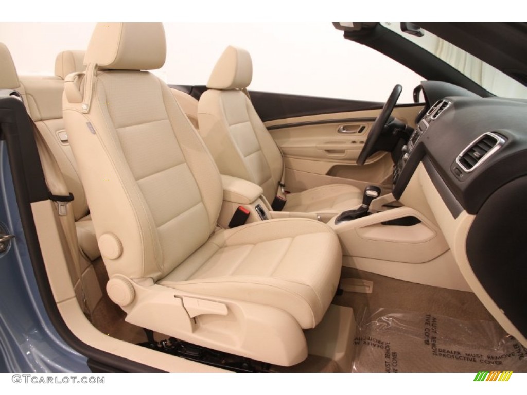 2009 Eos Komfort - Eismeer Blue Metallic / Cornsilk Beige photo #14