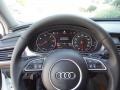 2016 Audi A6 Nougat Brown Interior Steering Wheel Photo