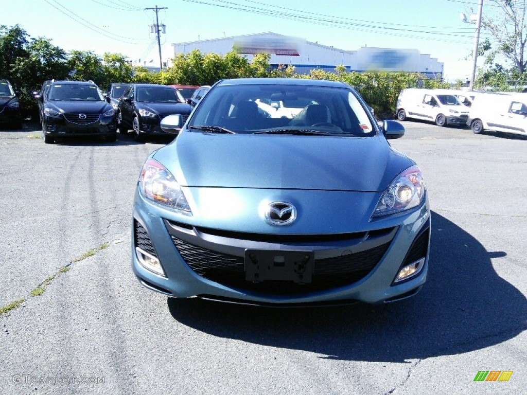 2010 MAZDA3 s Sport 5 Door - Gunmetal Blue Mica / Black photo #2