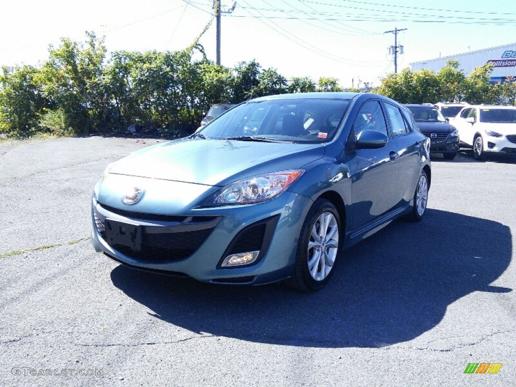 2010 MAZDA3 s Sport 5 Door - Gunmetal Blue Mica / Black photo #3