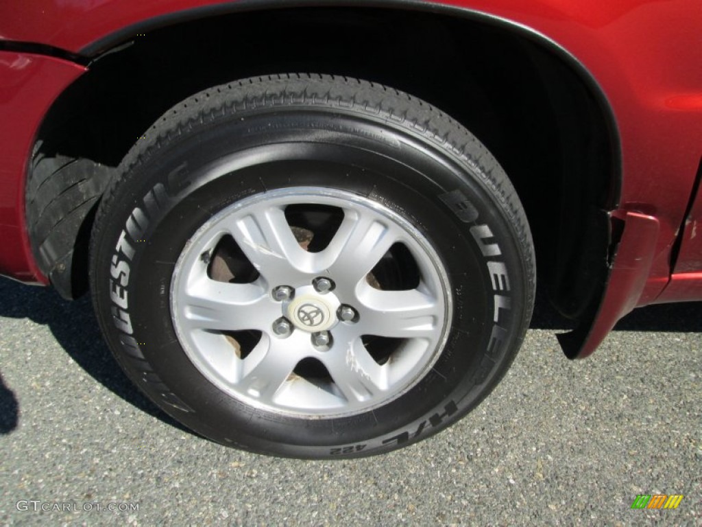 2003 Highlander V6 4WD - Sundown Red Pearl / Ivory photo #20