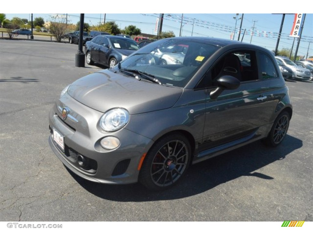 2013 500 Abarth - Grigio (Gray) / Abarth Nero/Nero (Black/Black) photo #5