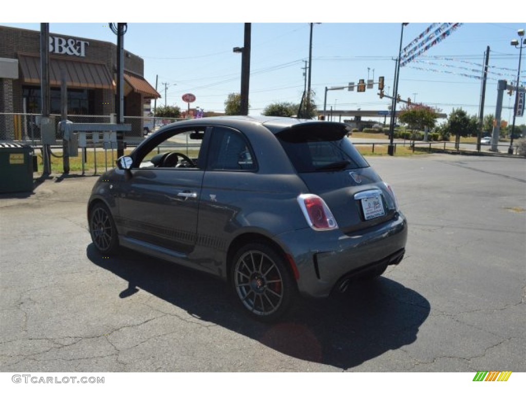 2013 500 Abarth - Grigio (Gray) / Abarth Nero/Nero (Black/Black) photo #7