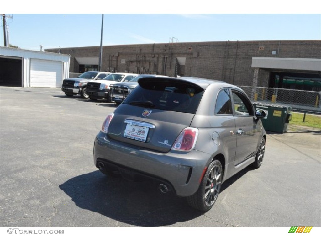 2013 500 Abarth - Grigio (Gray) / Abarth Nero/Nero (Black/Black) photo #10