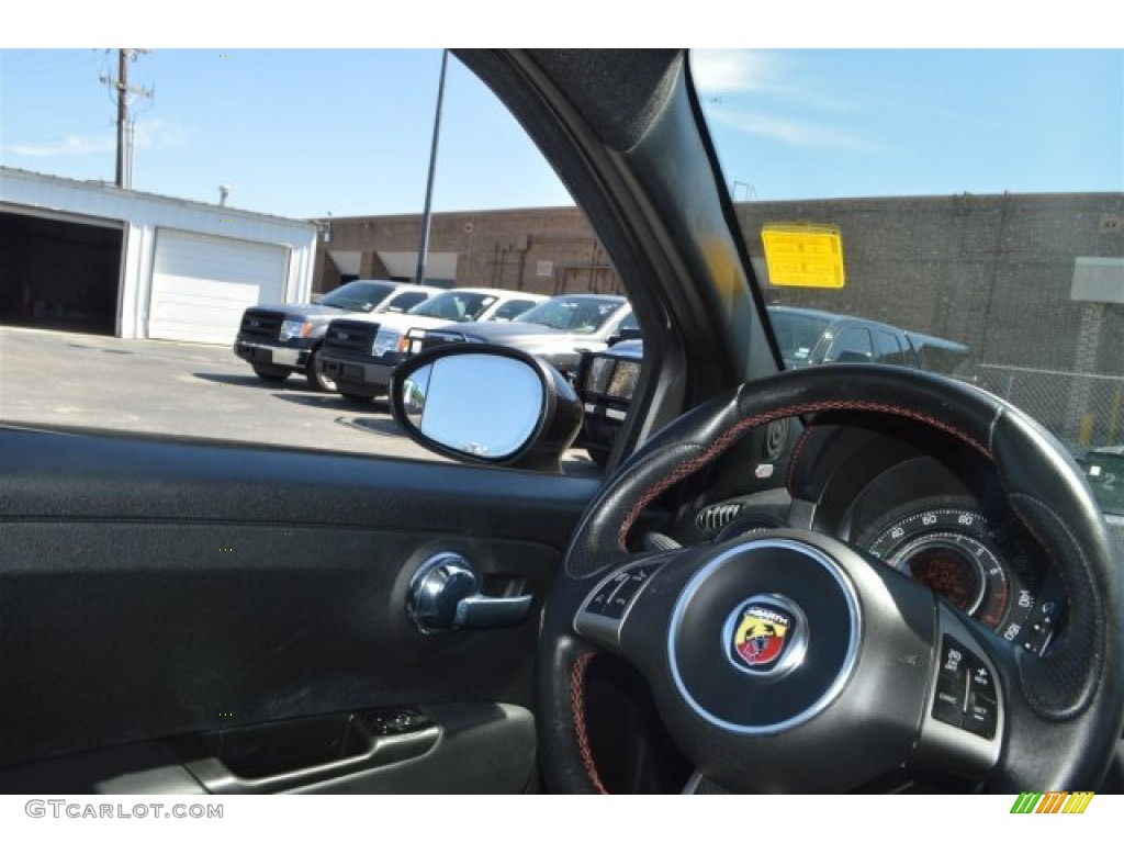 2013 500 Abarth - Grigio (Gray) / Abarth Nero/Nero (Black/Black) photo #13
