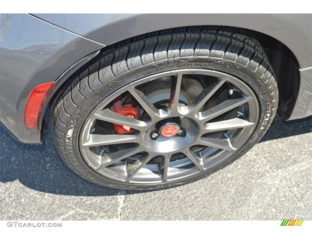 2013 500 Abarth - Grigio (Gray) / Abarth Nero/Nero (Black/Black) photo #24