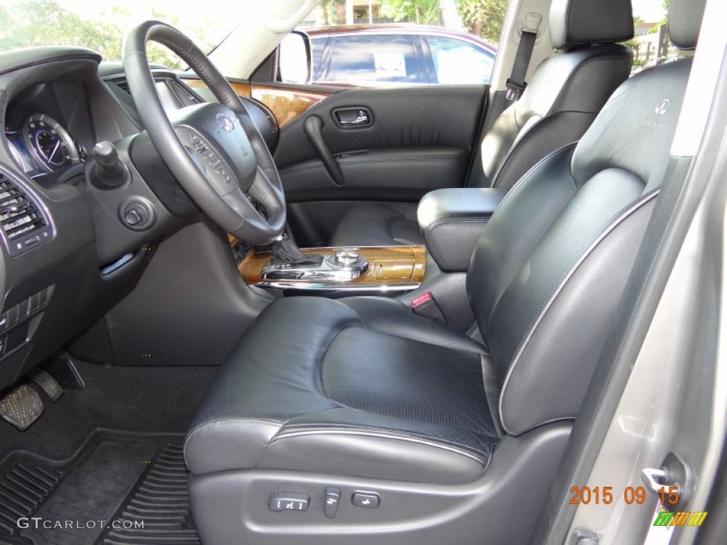 Graphite Interior 2014 Infiniti QX80 AWD Photo #107169626