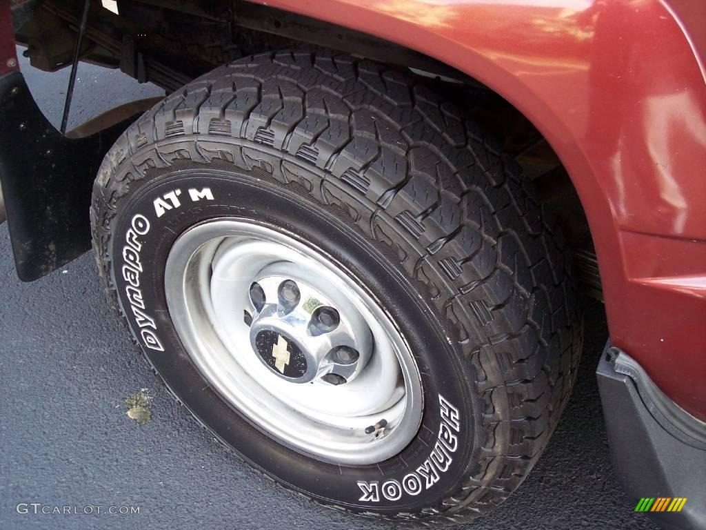 1998 C/K 3500 K3500 Silverado Crew Cab 4x4 - Copper Red Metallic / Gray photo #28