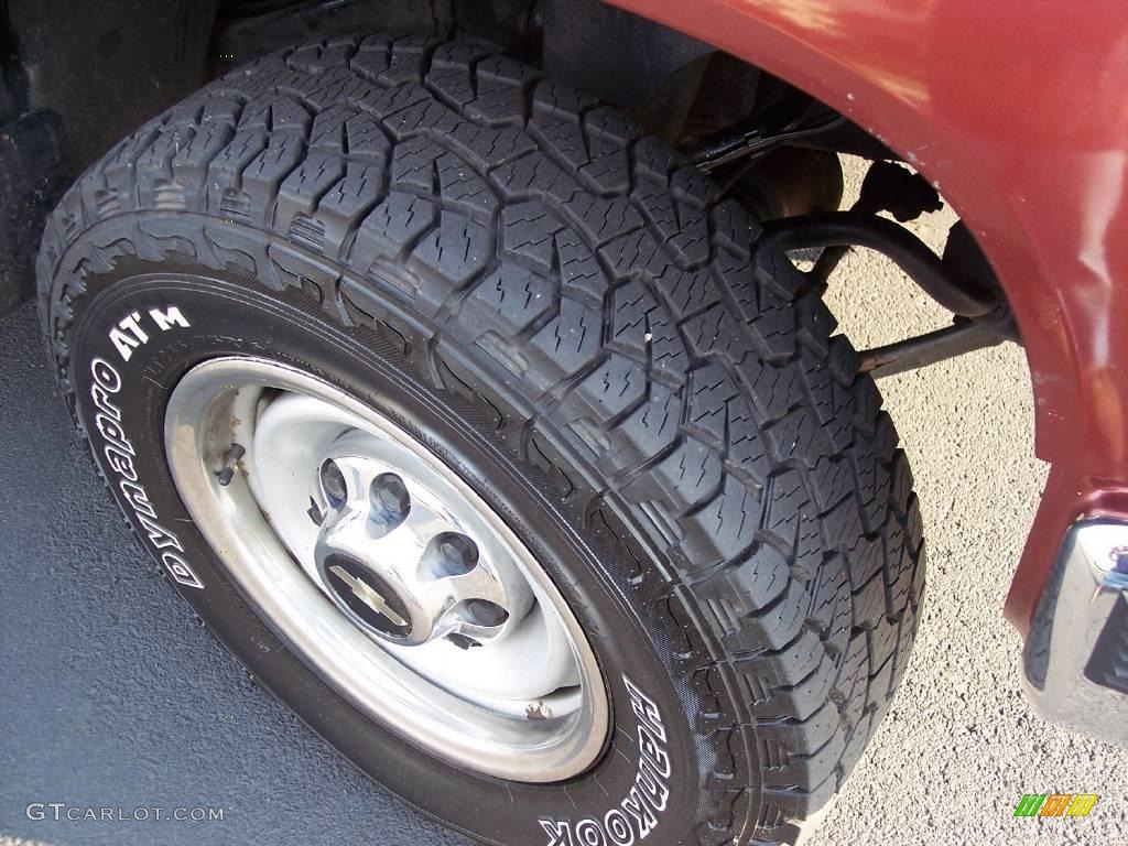 1998 C/K 3500 K3500 Silverado Crew Cab 4x4 - Copper Red Metallic / Gray photo #29