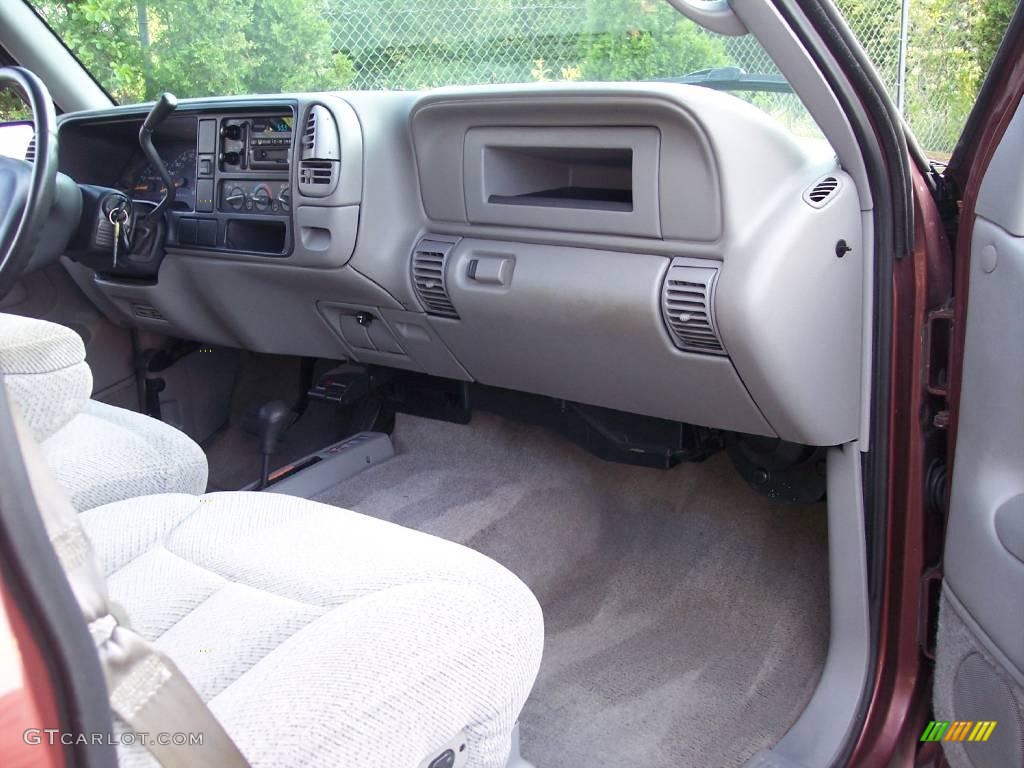 1998 C/K 3500 K3500 Silverado Crew Cab 4x4 - Copper Red Metallic / Gray photo #49