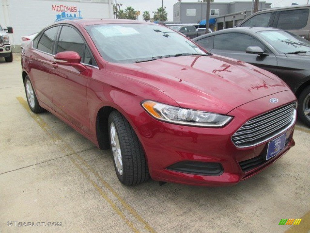 Ruby Red Metallic Ford Fusion