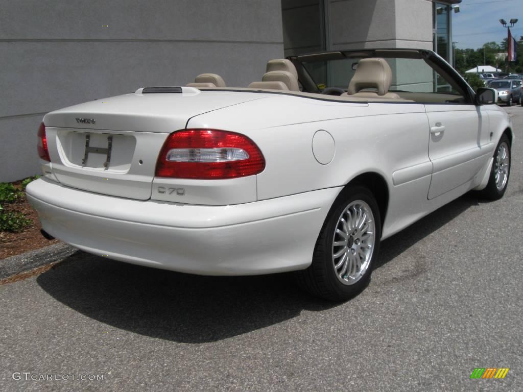 2003 C70 LT Convertible - White / Beige photo #3