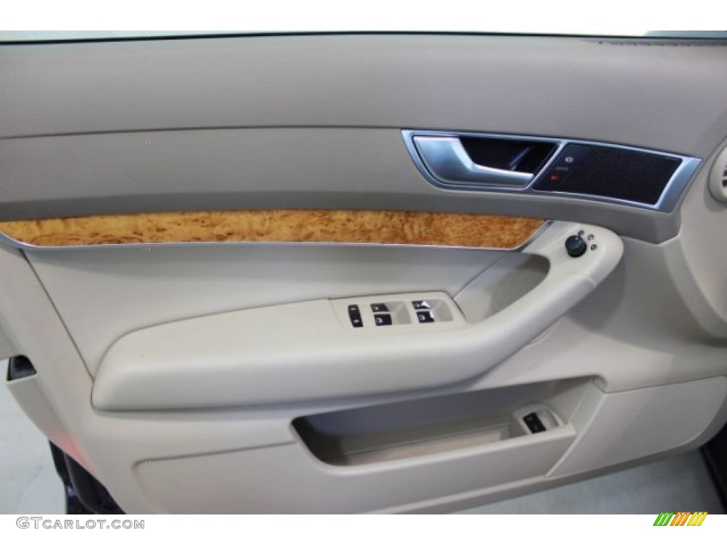 2007 A6 3.2 Sedan - Night Blue Pearl / Cardamom Beige photo #13