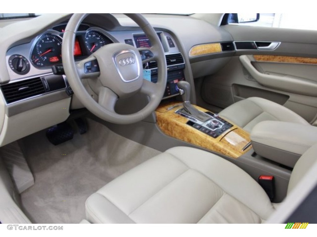 2007 A6 3.2 Sedan - Night Blue Pearl / Cardamom Beige photo #15
