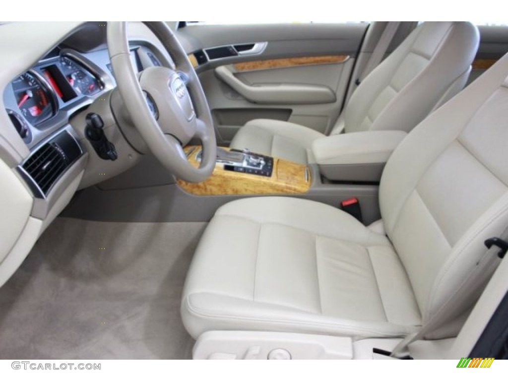 2007 A6 3.2 Sedan - Night Blue Pearl / Cardamom Beige photo #16