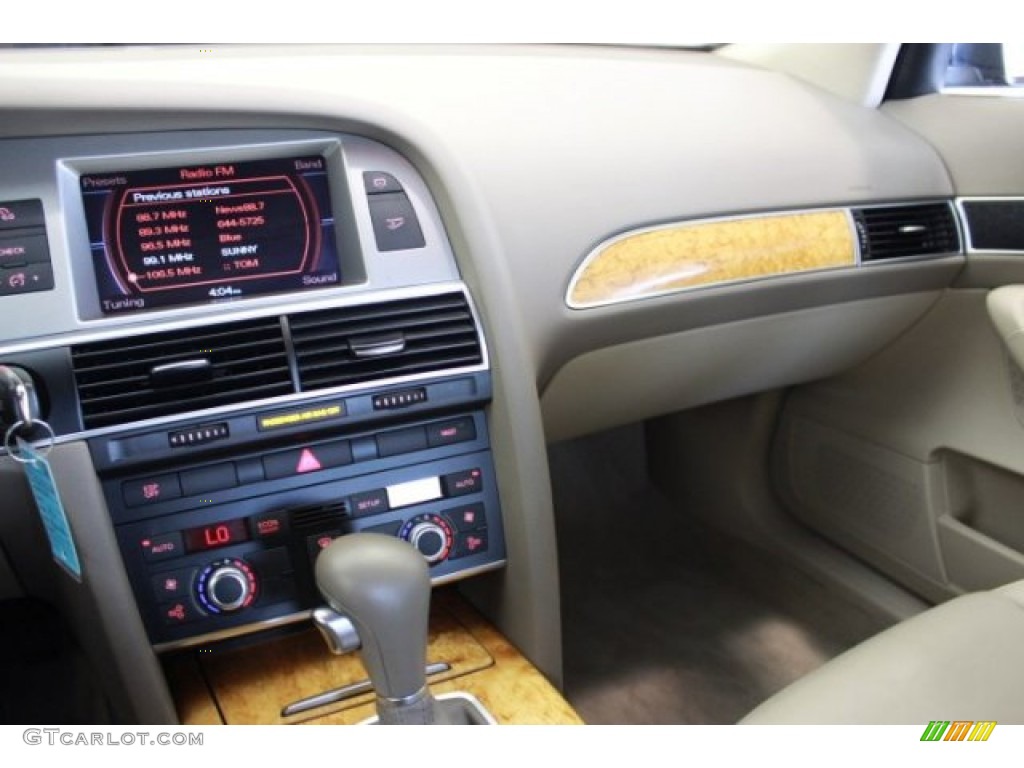 2007 A6 3.2 Sedan - Night Blue Pearl / Cardamom Beige photo #17