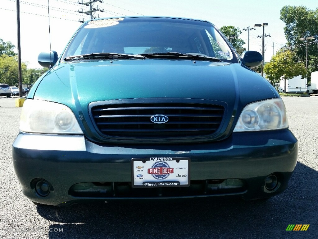 2003 Sedona LX - Dark Emerald Green / Beige photo #2