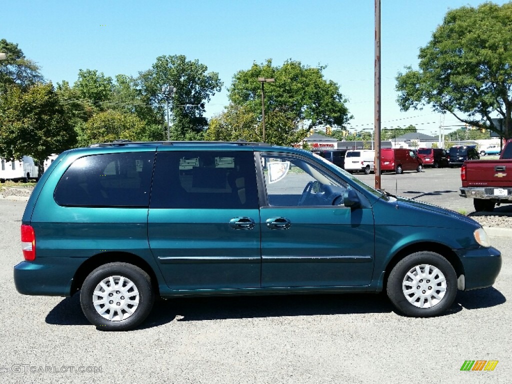 2003 Sedona LX - Dark Emerald Green / Beige photo #5