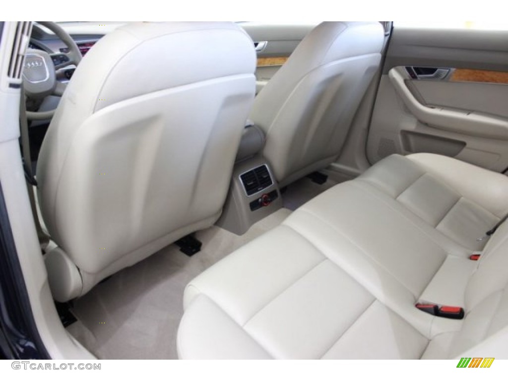 2007 A6 3.2 Sedan - Night Blue Pearl / Cardamom Beige photo #27