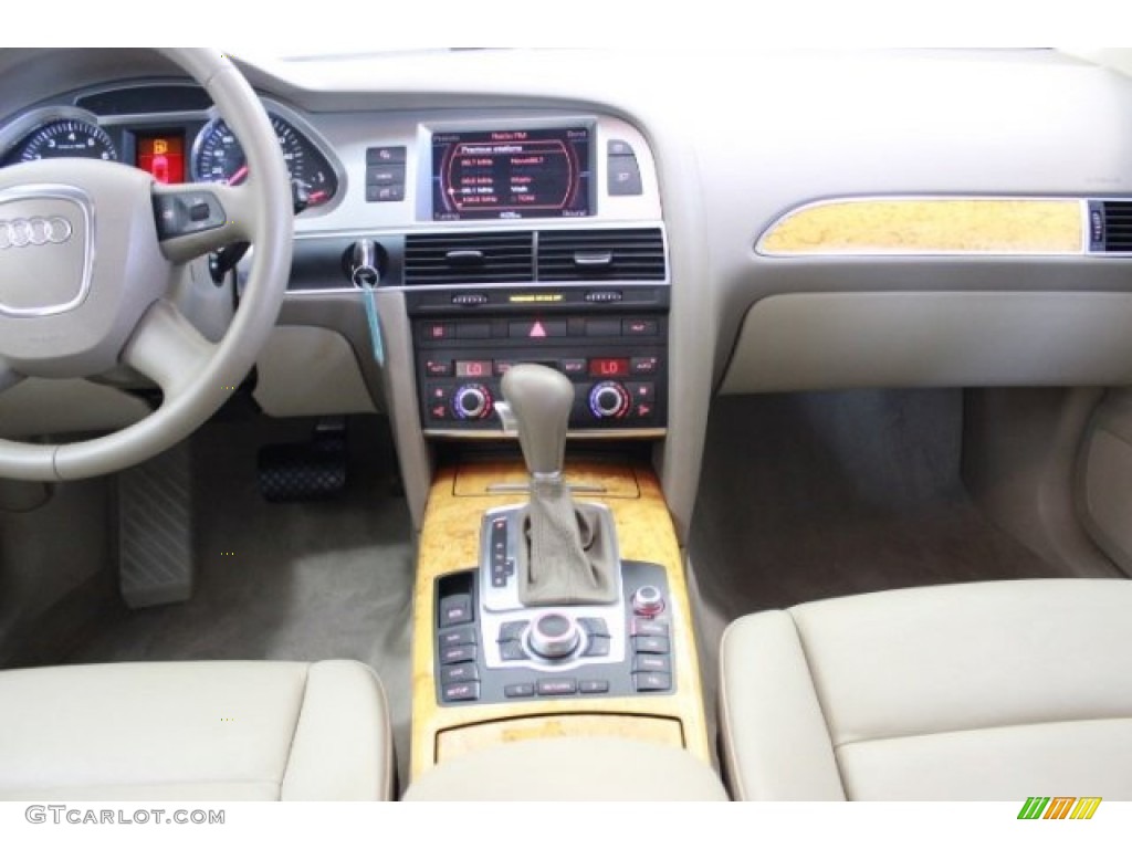 2007 A6 3.2 Sedan - Night Blue Pearl / Cardamom Beige photo #29