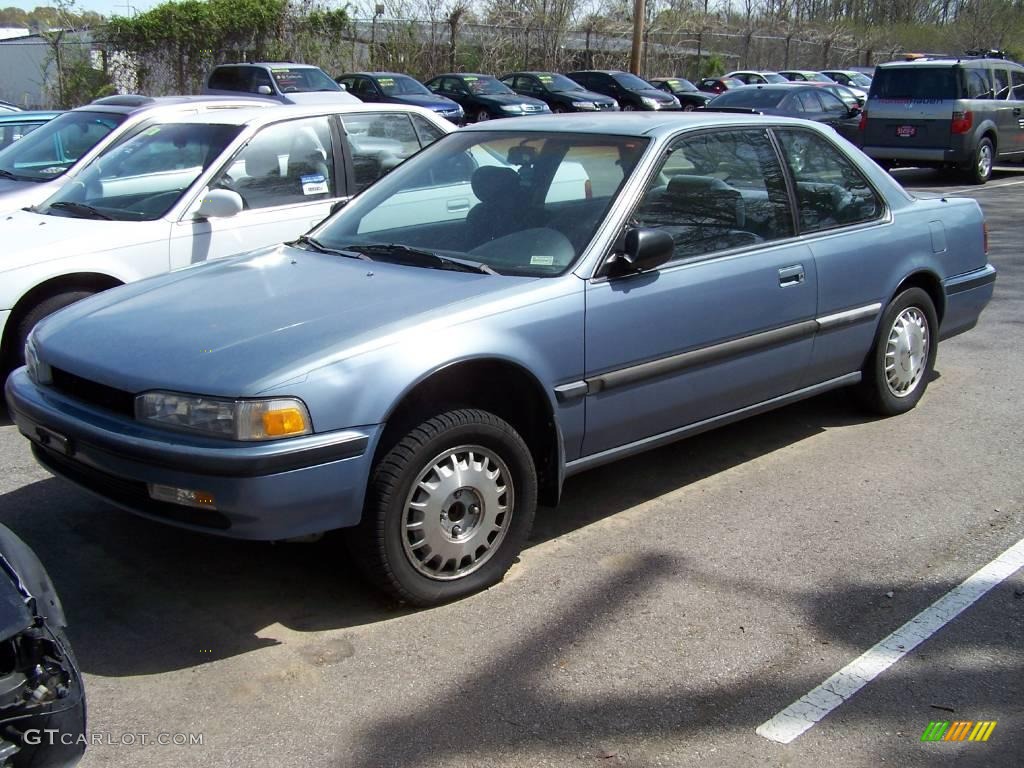 1990 Accord LX Coupe - Laurel Blue Metallic / Blue photo #1