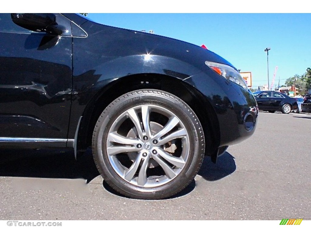 2009 Murano LE AWD - Super Black / Black photo #47