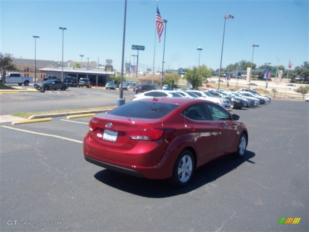 2016 Elantra Value Edition - Red / Beige photo #11