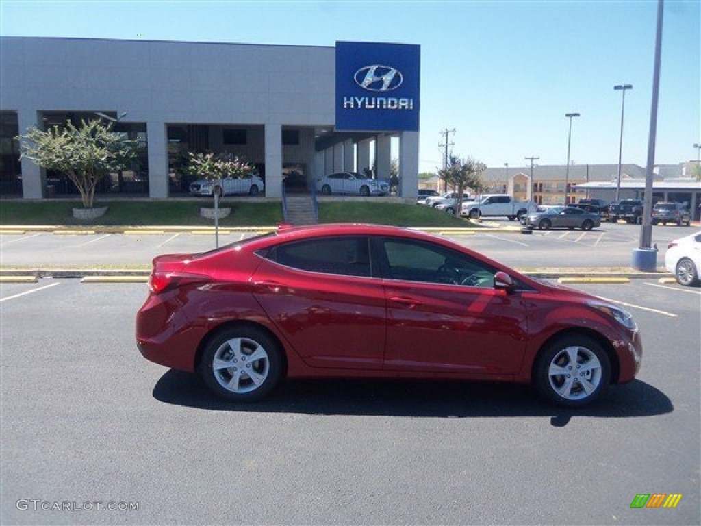 2016 Elantra Value Edition - Red / Beige photo #12