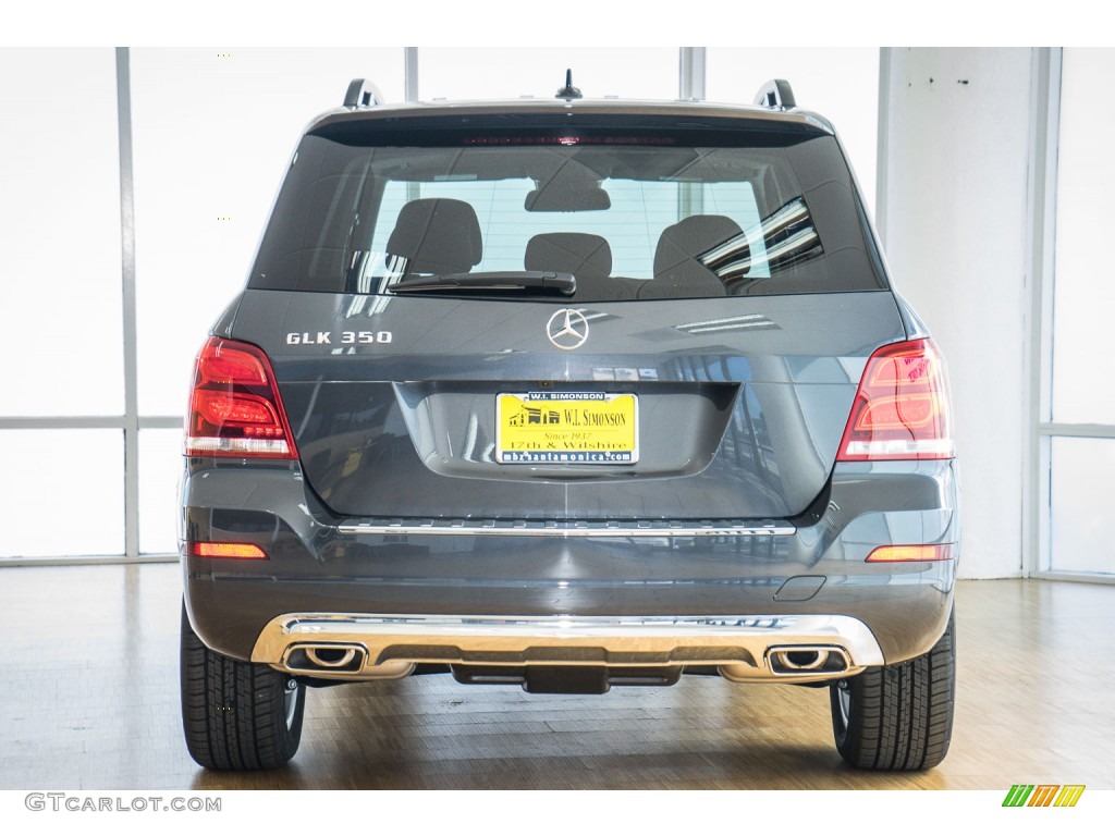 2015 GLK 350 - Steel Grey Metallic / Black photo #4