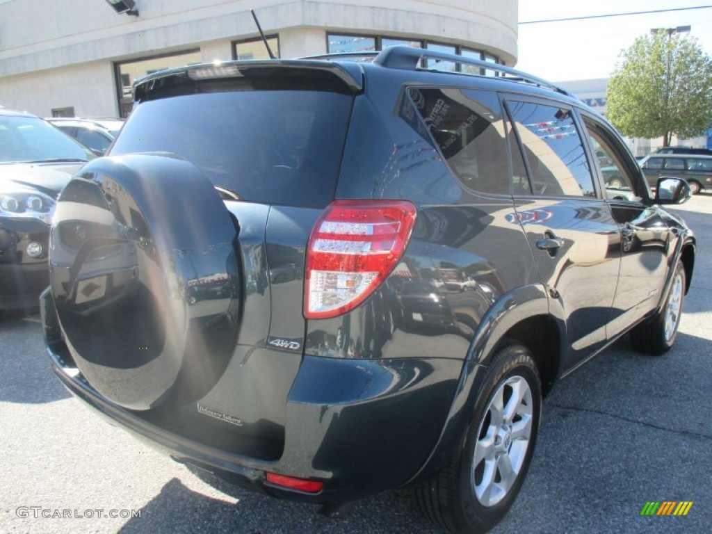 2011 RAV4 Limited 4WD - Black Forest Metallic / Sand Beige photo #7